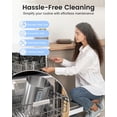 thumbnail image 3 of Stainless Steel Humidifier Dishwasher Safe, 4L/1Gal Cool Mist Humidifiers for Room Bedroom, Easy Clean Humidifier Large Room, Humidifiers for Baby Nursery Living Room Office Plant, White, 3 of 7