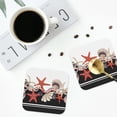 thumbnail image 5 of Balery 4 Pcs Starfishes Shellsleather Coasters Set, Drink Table Cup Coasters For Living Room Kitchen Coffee Decor, 5 of 9