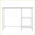 thumbnail image 6 of Desks, Contemporary Metal & Tempered Glass Student Desk - White | Iron Frame | Multi-Use, 6 of 7