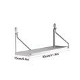 thumbnail image 3 of No-Drill Wall Shelf for Bedroom and Living Room with Strong Wooden Design, 30 lb Weight Capacity, Wall-Mounted Projector, Router, and Bookshelf Storage, 3 of 6