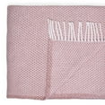 thumbnail image 4 of Soft Dusty Rose Links Pattern Throw Blanket, 4 of 5