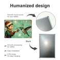thumbnail image 7 of Vintage Christmas Elf with Hummingbird Metal Tin - Holiday wall art for home, gym, cafe, garage and garden decor, durable iron, easy to hang, 12x8 inches, 7 of 7