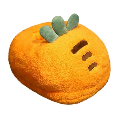 

Fuieoe Room Decor 35x25Cm Cartoon Style Winter Foot Warmer Warm Shoes PP Cotton Warm Cushion Clearance