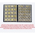 thumbnail image 2 of Libro de almacenamiento de monedas Advancent con letras rusas rejilla de 250 resistente al agua negro, 2 of 6