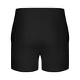 thumbnail image 4 of hopeusnice Mens Workout Casual Beach Solid Color Running Shorts Lounge Shorts Activewear Elastic Waist Drawstring Pants Loose Fit Fashion Summer Black XXL, 4 of 5
