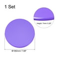 thumbnail image 2 of Uxcell Exercise Core Sliders, 180mm Glider Discs with Straps for Full Body Workout, Purple, 1Set, 2 of 5