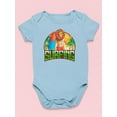 thumbnail image 3 of Lion With Surfboard On Beach  Bodysuit Infant -Image by Shutterstock,  18 Months, 3 of 4