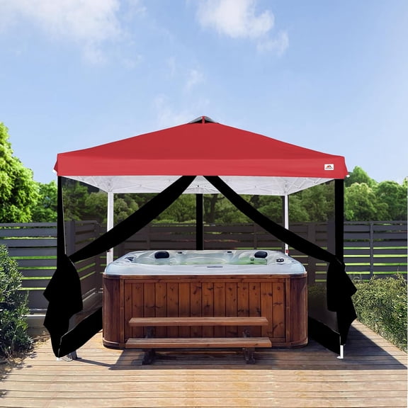 Replacement Mesh sidewall for Most 12x12 Canopy Or Gazebo,Tent,(Black Net)