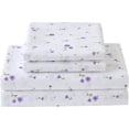 thumbnail image 1 of Twin Size Sheet Set Paisley Printed Bed Sheets for Single Bed Piece Microfiber Fitted Sheet with ” Deep Pocket & Straps Patterned Bedding Sheets & Pillowcase Set, 1 of 9