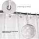 thumbnail image 4 of 2025 Waterproof Antibacterial EVA Shower and Bath Curtain Anti-Mold with Weight Magnet Bottom for Kids 3D Stone Pattern Includes 12 Shower Curtain Rin, 4 of 5