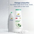 Dove Invigorating Long Lasting Gentle Body Wash, Aloe and Eucalyptus