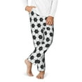 thumbnail image 2 of Fuzoiu Soccer Print Teenagers' Pajama Pants,Lounge Pants with 2 Pockets,Elastic Waist Kids Sleep Bottoms,Comfy Sleepwear,PJ Bottoms for Kids-Large, 2 of 6