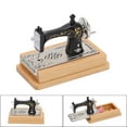 thumbnail image 1 of Dollhouse Accessory, Dollhouse Miniature Sewing Machine  Texture Alloy and Wood  for Collection Dark Brown,Wood Color, 1 of 7