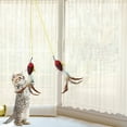 thumbnail image 4 of Biplut Cat Hanging Toy Plush Accessories Retractable Self-hey Toy Cat Teaser Interaction Plush Toy for Indoor (Type G), 4 of 13