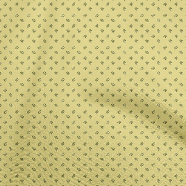 oneOone Cotton Poplin Medium Yellow Fabric Retro Sharpner Sewing Craft Projects Fabric Prints By Yard 42 Inch Wide