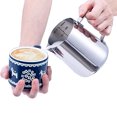 thumbnail image 1 of Milk Frothing Pitcher, Stainless Steel Art Creamer Cup The Best Milk Frother Steamer Cup Stainless Steel Coffee Milk Frothing Cup,Coffee Steaming Pitcher 12oz/350ml DEEMTON Accesorios De Cocina, 1 of 2