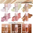 thumbnail image 2 of Heallor-resaltador corporal Facial, 1 unidad, hidratante, brillo Natural, bronceador de contorno, iluminador líquido, 2 of 5