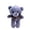 grey, variant on Car Keychain Kawaii Cute Small Gift Bag Accessories Bear Toy Backpack Pendant Bear Plush Toy Plush Keyring Stuffed Toy Siamese Bear Doll Bear Plush Keychain Teddy Bear Plush Toy RED
