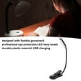 thumbnail image 2 of LED Rechargeable Book Light for Reading, 3 Color Temperatures Flexible Gooseneck Design Clip On Book Light for Reading, 2 of 6