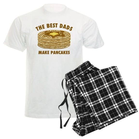 CafePress - Best Dads Make Pancakes Men's Light Pajamas - Men's Light Loose Fit Cotton Pajama Set