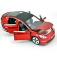 thumbnail image 4 of 1: 32 For Tesla Model 3 Alloy Car Die Casting Metal Pullback Toy Simulation Series Soundlight Children's Birthday Gift, 4 of 7
