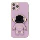 thumbnail image 2 of 3D Plating Astronaut Hidden Stand Case Cover Cute Astronaut Stand Phone Case para IPhone 12Pro TPU Cover, 2 of 3