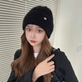 thumbnail image 7 of Knit Beanies for Women Soft Warm Stretchy Bonnet Hat Beret Roll up Edge Fall Winter Cap for Ski Travel Work Headwear, 7 of 7