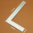 thumbnail image 4 of Mini regla de medición de 10x15 cm cuadrada de acero inoxidable para estudiante carpintero (2), 4 of 4