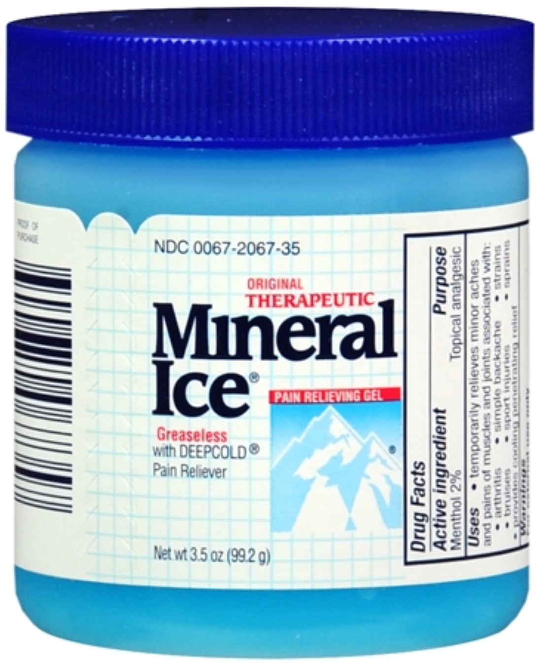 Mineral Ice Pain Relieving Gel 3.50 oz (Pack of 2) - Walmart.com