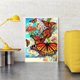 thumbnail image 5 of Cuadros Decorativos Mariposa 5D bricolaje ronda completa taladro diamante pintura resina rhinestone Ehuebsd Nuevos Originales, 5 of 9