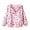 W-Pink, variant on kamemir Girls Rain Jacket Lightweight Waterproof Hooded Cotton Lined Raincoat Windbreaker for Kids(W-White,90)