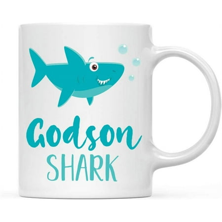 

Andaz Press Baby Shark Family 11oz. Coffee Mug Gift Godson Shark 1-Pack Shark Do Do Do Gift Idea Birthday Christmas Gifts for Godson