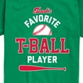 thumbnail image 3 of Instant Message - Dad's Favorite T-Ball Player - Youth Short Sleeve Tee, 3 of 6