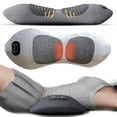 thumbnail image 2 of CAIMYY Lumbar Massage Pillow With Soothing Heat And Vibration Corded Back Massager Pad Ergonomic Memory Foam Support For Shoulder Neck Pain Relief 2 Pack, 2 of 9