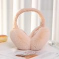 thumbnail image 1 of Solid Color Elastic Non-slip Cute Unisex Earmuffs Winter Soft Thickened Plush Headband Ear Warmer, 1 of 4
