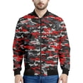 thumbnail image 3 of Chaqueta con estampado de camuflaje para hombre, colorida chaqueta de manga larga con estampado 3D, chaquetas casuales holgadas con cremallera para deportes de calle, 3 of 5