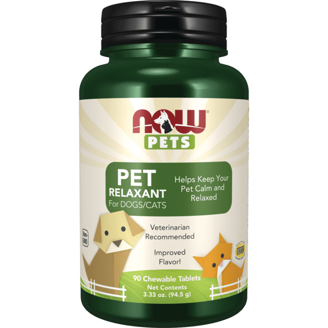 NOW Foods Pet Relaxant for Dogs/Cats 90 Chwbls