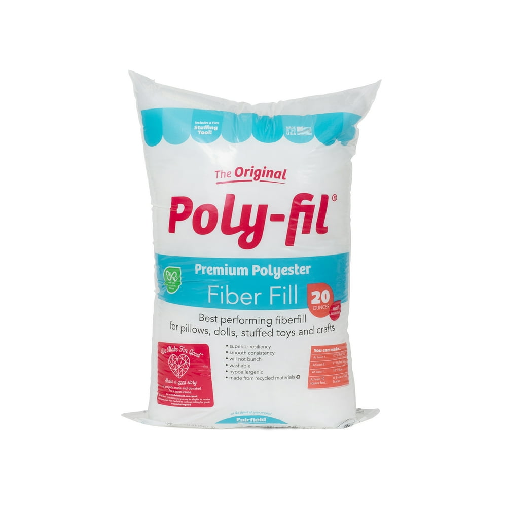 PolyFil 100 Polyester Fiber Fill 20 oz.