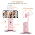 thumbnail image 5 of Mcbazel Trípode de seguimiento facial automático, no requiere aplicación, batería recargable, soporte de seguimiento de teléfono con rotación de 360°, soporte para cámara de teléfono para transmisión, 5 of 5