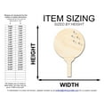 thumbnail image 2 of Unfinished Wood Golf Ball and Tee Shape | DIY Craft Cutout | up to 46" DIY 12" / 3/4", 2 of 3