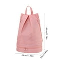 thumbnail image 2 of Generic Multi Layer Gym Bag Dry Wet Swimming Backpack with Shoe Compartment Fashion Rucksack Casual Daypack for Women Men Beach Travel, 2 of 6