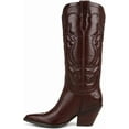 thumbnail image 3 of Sam Edelman Women's James Western Boot Spiced Pecan Wide Calf 6.5M, 3 of 5