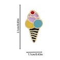 thumbnail image 2 of Stylish Enamel Brooch for Bags Jackets and Hats Adorable Themed Pin Set with Secure Clasp Design, 2 of 5