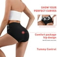 thumbnail image 5 of Womens High Waist Underwear,Tummy Control briefs,Postpartum Panties,Full Coverage(5Pack-L), Large, 5 of 6