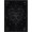 Black Gold, Pattern 19, variant on Design&I 8'x10' Washable Area Rug Witchy Celestial Moon Design With Gothic Mystical Star Border Snake Flowing for King Size Bedroom, Under Bed, Sleek Flatweave Pet Friendly