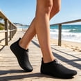 thumbnail image 2 of Water Shoes for Women Men, Lightweight Slip-On Aqua Shoes, Non-Slip Closed Toe Beach Shoes, Quick Dry Pool & Shower Shoes for Beach, Swim, Cruise, Vacation & Home, 37, 2 of 4