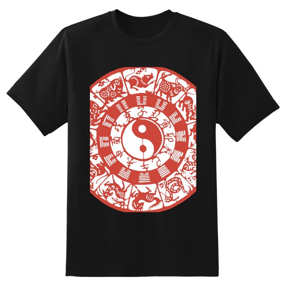 Men's Graphic TeeChinese Culture (25) Letter Print T-Shirts Round Neck Short Sleeves Sizes XS-5XL Summer Daily Casual Tops