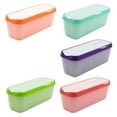 thumbnail image 2 of CHUANK Simple Freezer Containers Ice Cream Containers Kitchen Supplies Boxes with Lid, 2 of 14