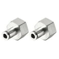 thumbnail image 5 of Unique Bargains Push to Connect Tubing Fittings 6mm Tubing OD x 1/2 PT Female Straight Pneumatic Connector Silver Tone 2Pcs, 5 of 5