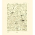 thumbnail image 2 of USGS 20x22 White Modern Wood Framed Museum Art Print Titled - Marlboro Massachusetts Sheet - USGS 1890, 2 of 4